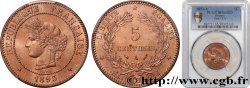 5 centimes Cérès 1893 Paris F.118/35