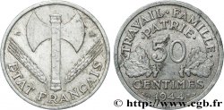 50 centimes Francisque, légère 1944 Castelsarrasin F.196/6