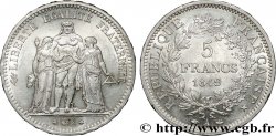 5 francs Hercule, IIe République 1849 Paris F.326/5 MS61