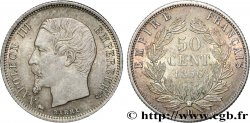 50 centimes Napoléon III, tête nue 1856 Lyon F.187/7 MS60