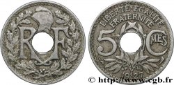 5 centimes Lindauer, petit module 1927 Paris F.122/12