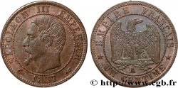 Un centime Napoléon III, tête nue 1857 Paris F.102/33