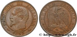 Un centime Napoléon III, tête nue 1853 Bordeaux F.102/5