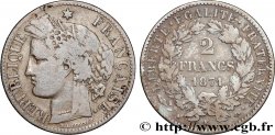 2 francs Cérès, avec légende 1871 Bordeaux F.265/7