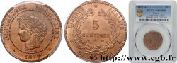 5 centimes Cérès 1877 Paris F.118/15