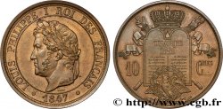 Essai de 10 centimes à la Charte 1847 Paris VG.2999