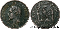 Dix centimes Napoléon III, tête nue 1856 Lille F.133/40