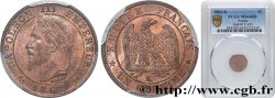 Un centime Napoléon III, tête laurée 1862 Bordeaux F.103/7