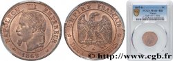 Deux centimes Napoléon III, tête laurée 1862 Bordeaux F.108A/7