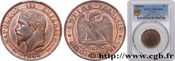 Cinq centimes Napoléon III, tête laurée 1864 Bordeaux F.117/15