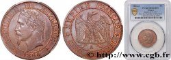 Cinq centimes Napoléon III, tête laurée 1864 Paris F.117/17