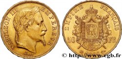 50 francs or Napoléon III, tête laurée 1866 Strasbourg F.548/7