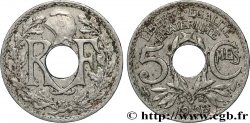 5 centimes Lindauer, petit module 1933 Paris F.122/16
