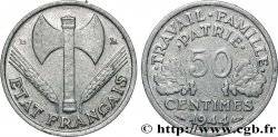 50 centimes Francisque, légère 1944 Beaumont-Le-Roger F.196/5