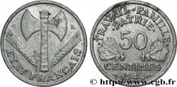 50 centimes Francisque, légère 1944 Castelsarrasin F.196/6