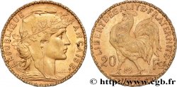 20 francs or Coq, Dieu protège la France 1905 Paris F.534/10
