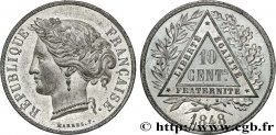 Concours de 10 centimes, essai en étain par Marrel 1848 Paris VG.3145 var