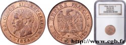 Deux centimes Napoléon III, tête nue 1854 Lille F.107/18