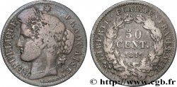 50 centimes Cérès, IIe République 1849 Paris F.184/1