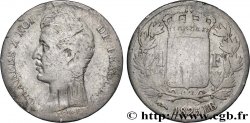 1 franc Charles X, matrice du revers à cinq feuilles 1825 Strasbourg F.207/3