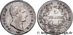1 franc Napoléon Empereur, Calendrier révolutionnaire 1805 Paris F.201/14