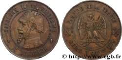 Médaille satirique Cu 32, type F “Au hibou” 1870  Schw.F1a 