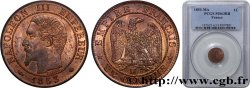 Un centime Napoléon III, tête nue 1853 Marseille F.102/7