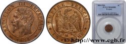 Un centime Napoléon III, tête nue 1854 Marseille F.102/14