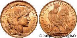 20 francs or Coq, Dieu protège la France 1905 Paris F.534/10