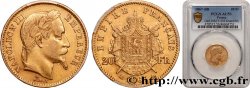 20 francs or Napoléon III, tête laurée, Grand BB 1867 Strasbourg F.532/17