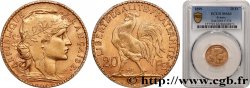 20 francs or Coq, Dieu protège la France 1899 Paris F.534/2