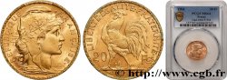 20 francs or Coq, Dieu protège la France 1904 Paris F.534/9
