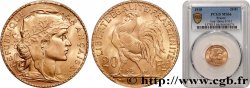 20 francs or Coq, Liberté Égalité Fraternité 1910 Paris F.535/4