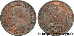 Un centime Napoléon III, tête nue 1854 Lyon F.102/12