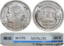 50 centimes Morlon, légère 1947 Beaumont-le-Roger F.194/11