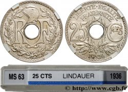 25 centimes Lindauer 1936 F.171/19