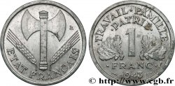 1 franc Francisque, légère 1943 F.223/3