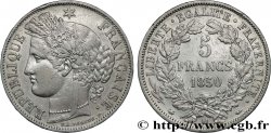 5 francs Cérès, IIe République 1850 Strasbourg F.327/5
