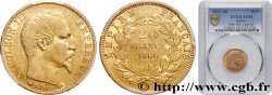 20 francs or Napoléon III, tête nue 1860 Strasbourg F.531/19