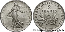 Piéfort argent de 2 francs Semeuse 1928 Paris GEM.111 P3
