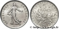 5 francs Semeuse, nickel 1987 Pessac F.341/19