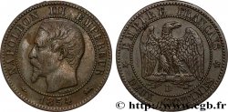 Deux centimes Napoléon III, tête nue 1854 Lyon F.107/12