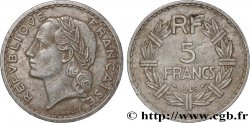 5 francs Lavrillier, aluminium 1949 Beaumont-le-Roger F.339/19