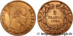 5 francs or Napoléon III, tête nue, grand module 1856 Paris F.501/2