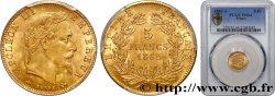5 francs or Napoléon III, tête laurée 1862 Paris F.502/1