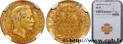 5 francs or Napoléon III, tête laurée 1867 Strasbourg F.502/12