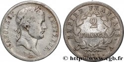 2 francs Napoléon Ier tête laurée, Empire français 1811 Paris F.255/24