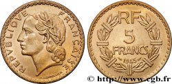 5 francs Lavrillier, bronze-aluminium 1945 Castelsarrasin F.337/6