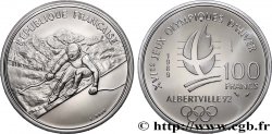 Essai Brillant Universel 100 francs - Ski Alpin / Descente du Mont-Blanc 1989 Paris F5.1606 2