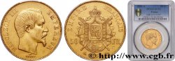50 francs or Napoléon III, tête nue 1855 Paris F.547/1